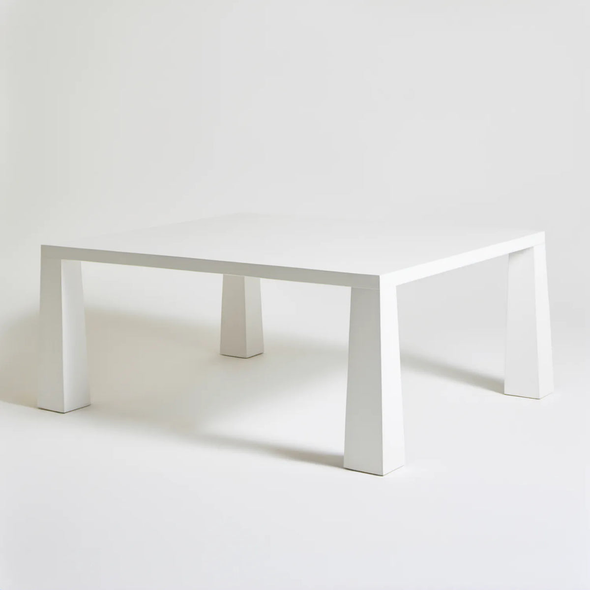 Biały prostokątny stół do jadalni z płyty MDF 160 x 80 x 75 cm
